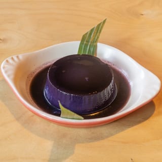 ube (purple yam) flan